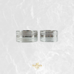 Fabricacion Bajo Pedido Anillo Argollas Linea Intermedia Matrimonio 14gr / Oro Blanco 18K