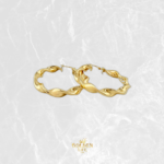 Candongas Demi 7.9gr / 4.5cm / Oro Amarillo 18K *