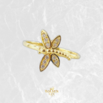 Anillo Libelula 1.6gr / T6 3/4 / Oro Amarillo 18K ©